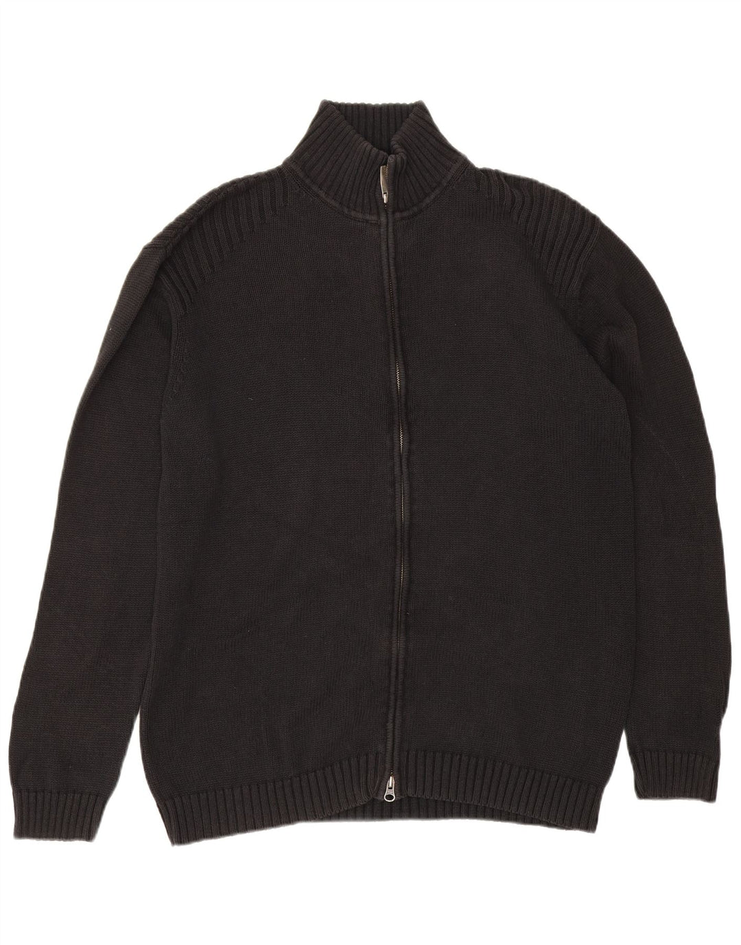 Gant Suéter tipo cárdigan para hombre XL Lino negro