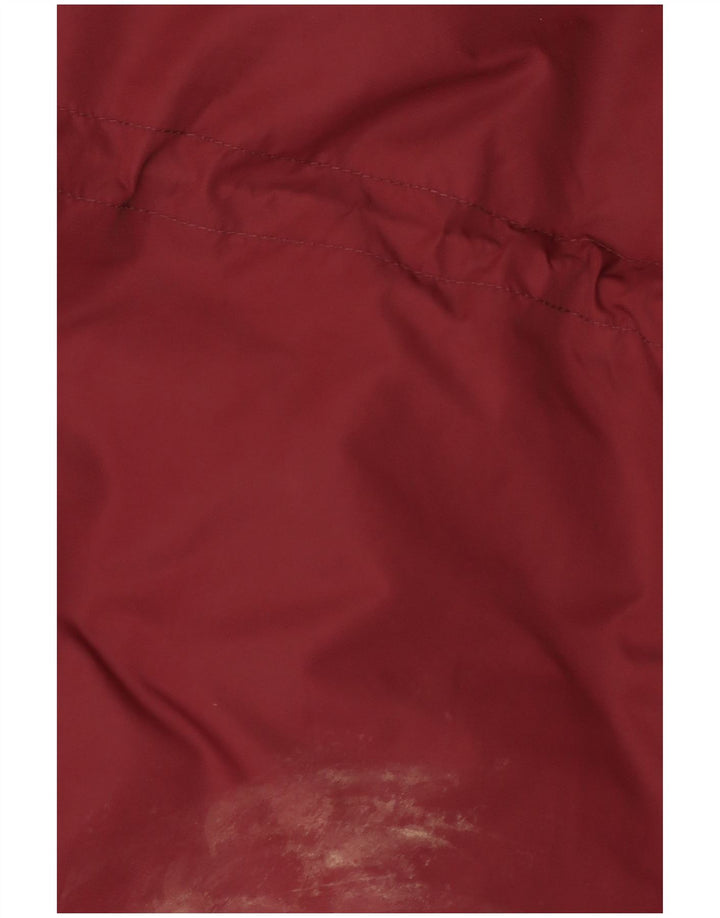 Vans Parka con capucha para hombre, talla 38, nailon burdeos mediano