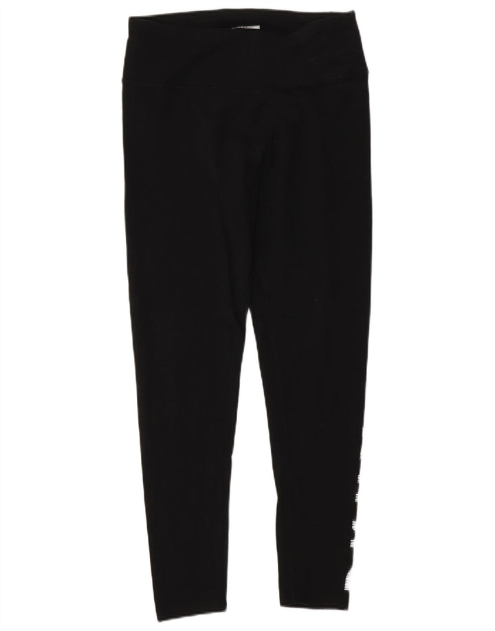 Dkny Leggings gráficos para mujer UK 12 Mediano Algodón negro