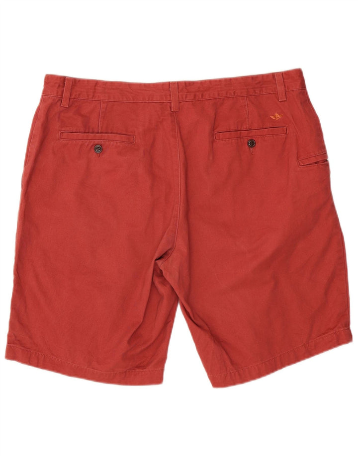 DOCKERS Pantalones cortos cargo para hombre W38 XL Algodón rojo