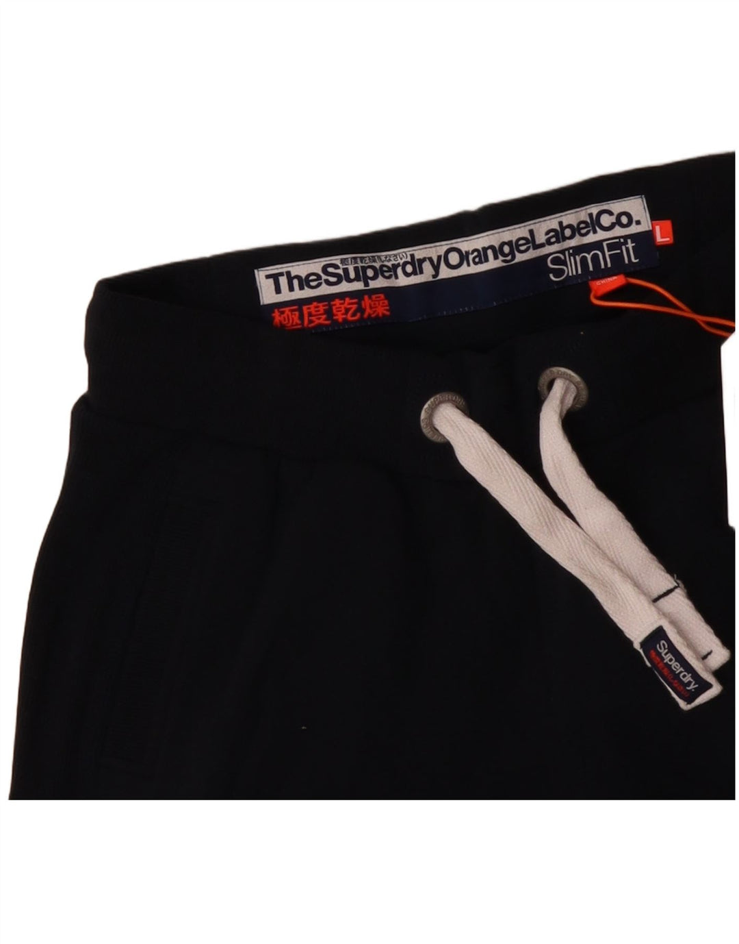 Superdry Pantalones de chándal para mujer Joggers UK 44 Large Azul marino Algodón