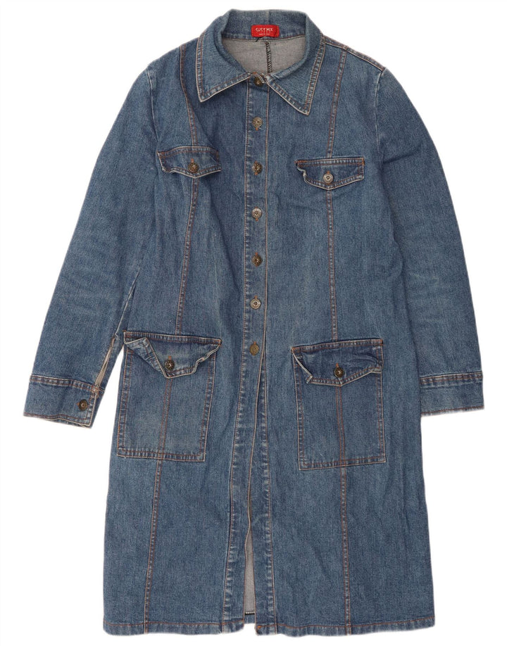Susy Mix Gabardina vaquera para mujer UK 10 Small Blue