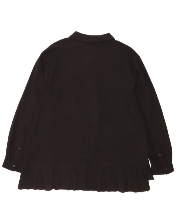 French Connection Blusa holgada para mujer UK 44 Grande Poliéster negro