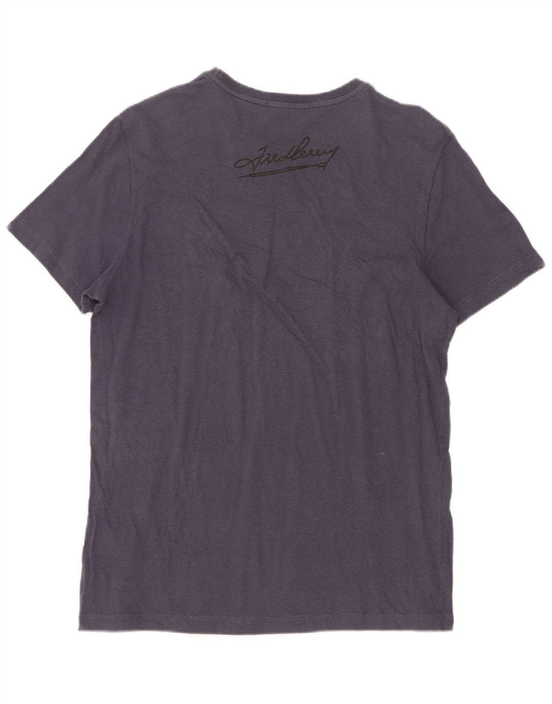 Fred Perry - Camiseta para hombre, talla grande, color azul marino, algodón