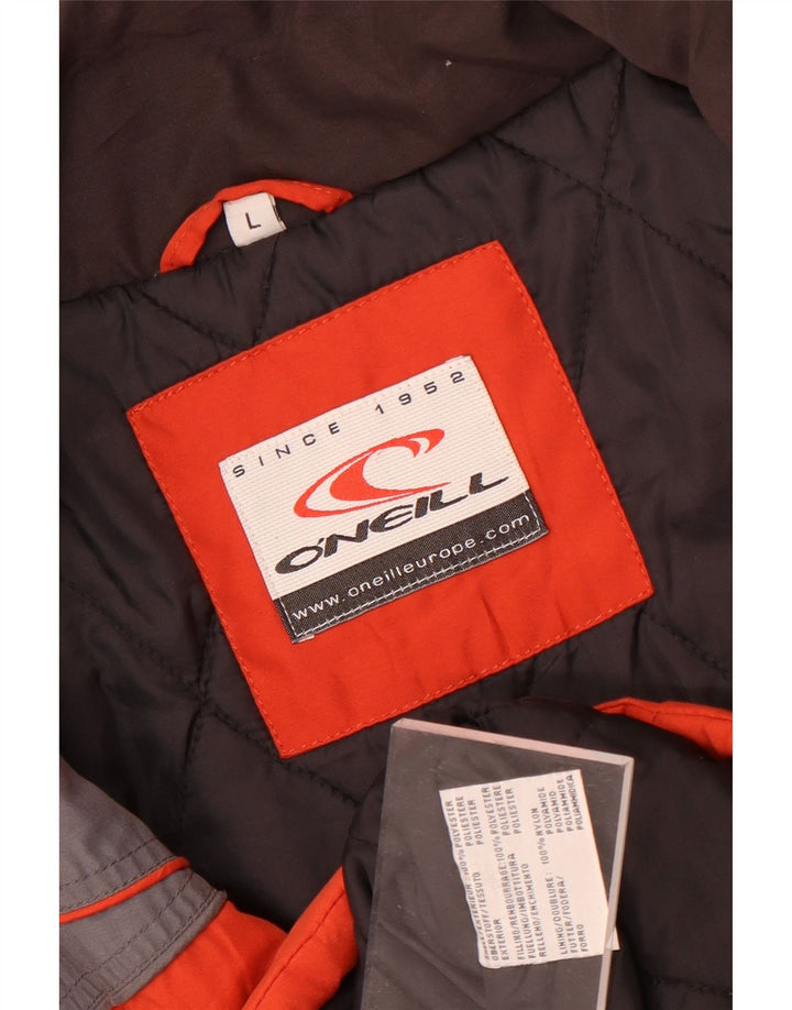 O'Neill Chaqueta cortavientos para hombre UK 40 Large Rojo Colorblock Poliéster