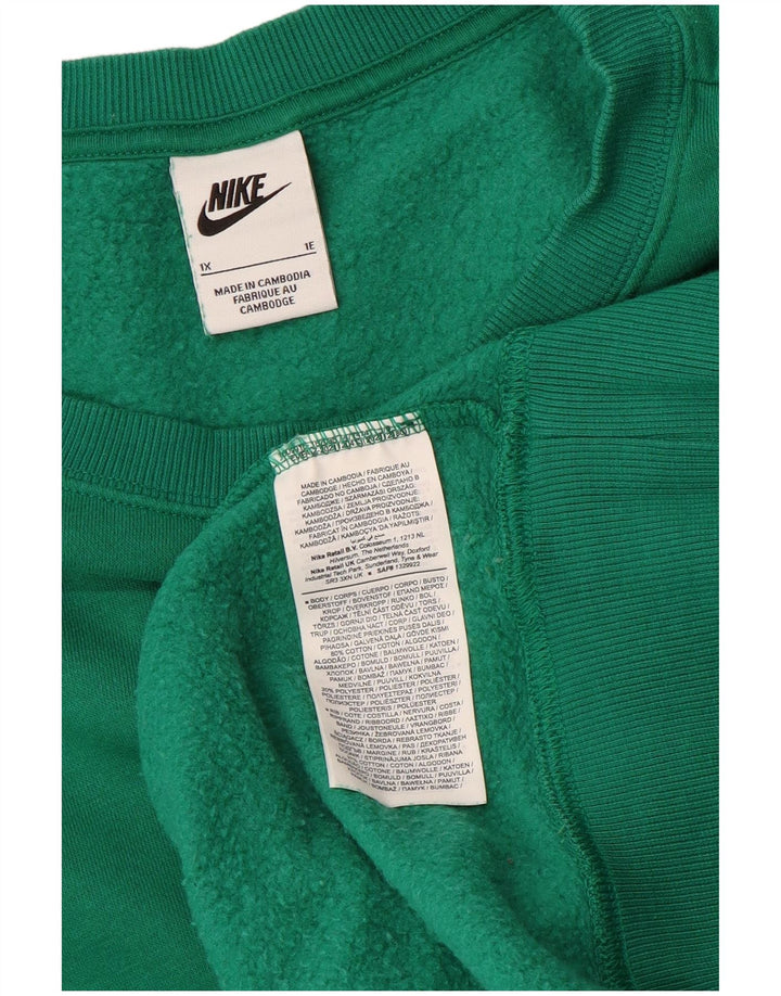 NIKE Sudadera con capucha para hombre Jumper XL Algodón verde
