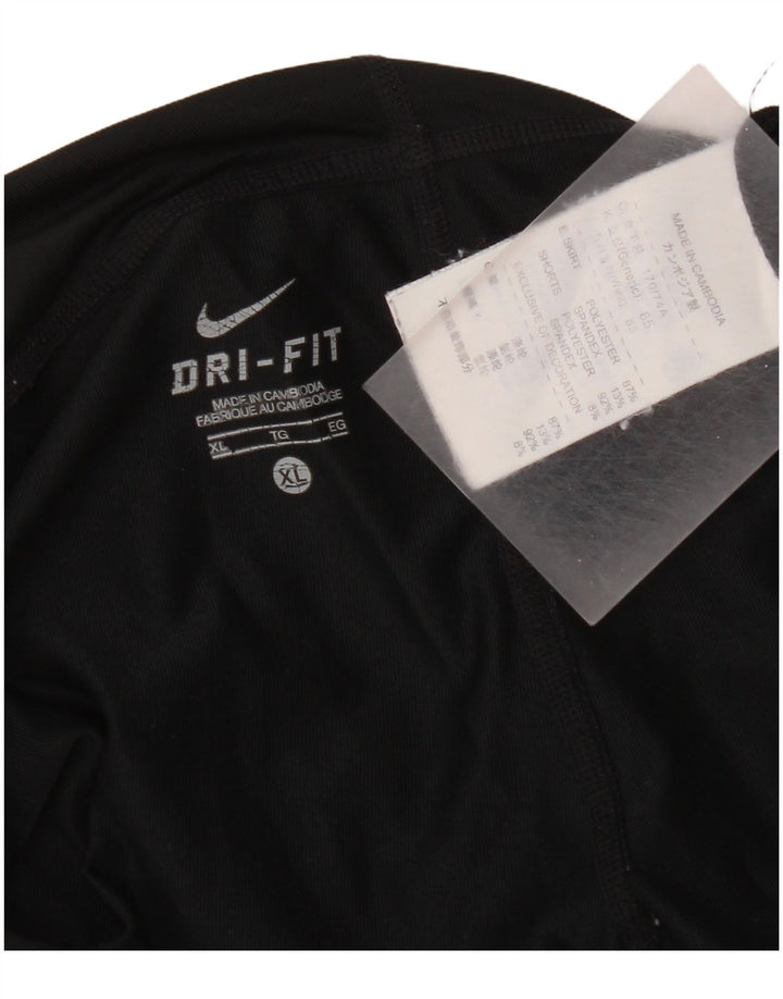Falda pantalón Nike Dri Fit para mujer UK 40 XL Poliéster negro