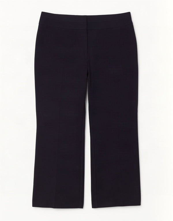 Marks & Spencer Pantalones informales de pierna ancha para mujer UK 18 XL W38 L30 Azul marino