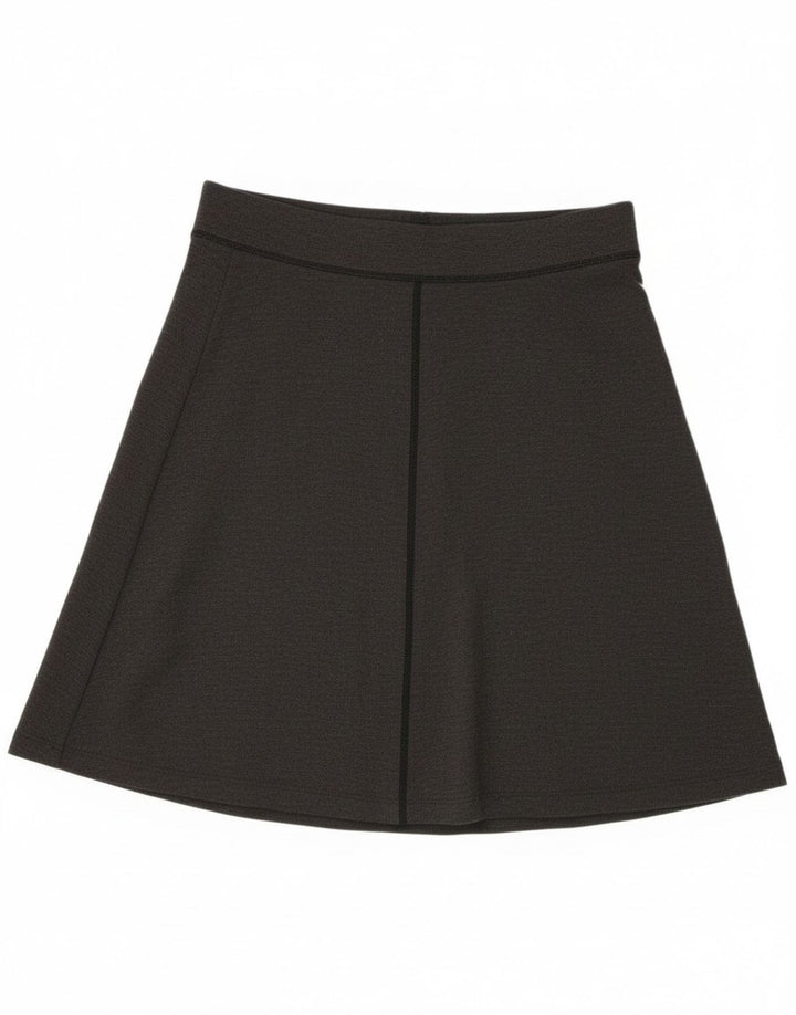 Eddie Bauer Falda Acampanada para Mujer Mediana W30 Poliéster Gris