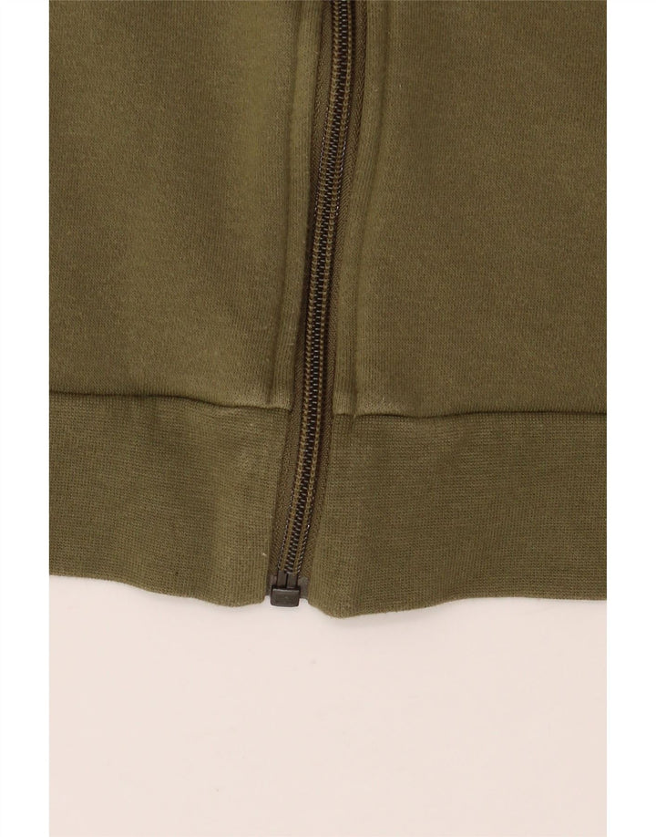 ADIDAS Hombre Chándal Top Chaqueta XL Caqui Colorblock Algodón