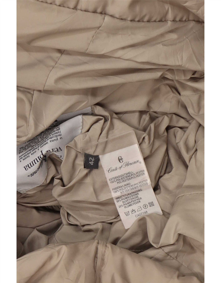 Abrigo acolchado para mujer Conte of Florence IT 42 Poliéster beige medio