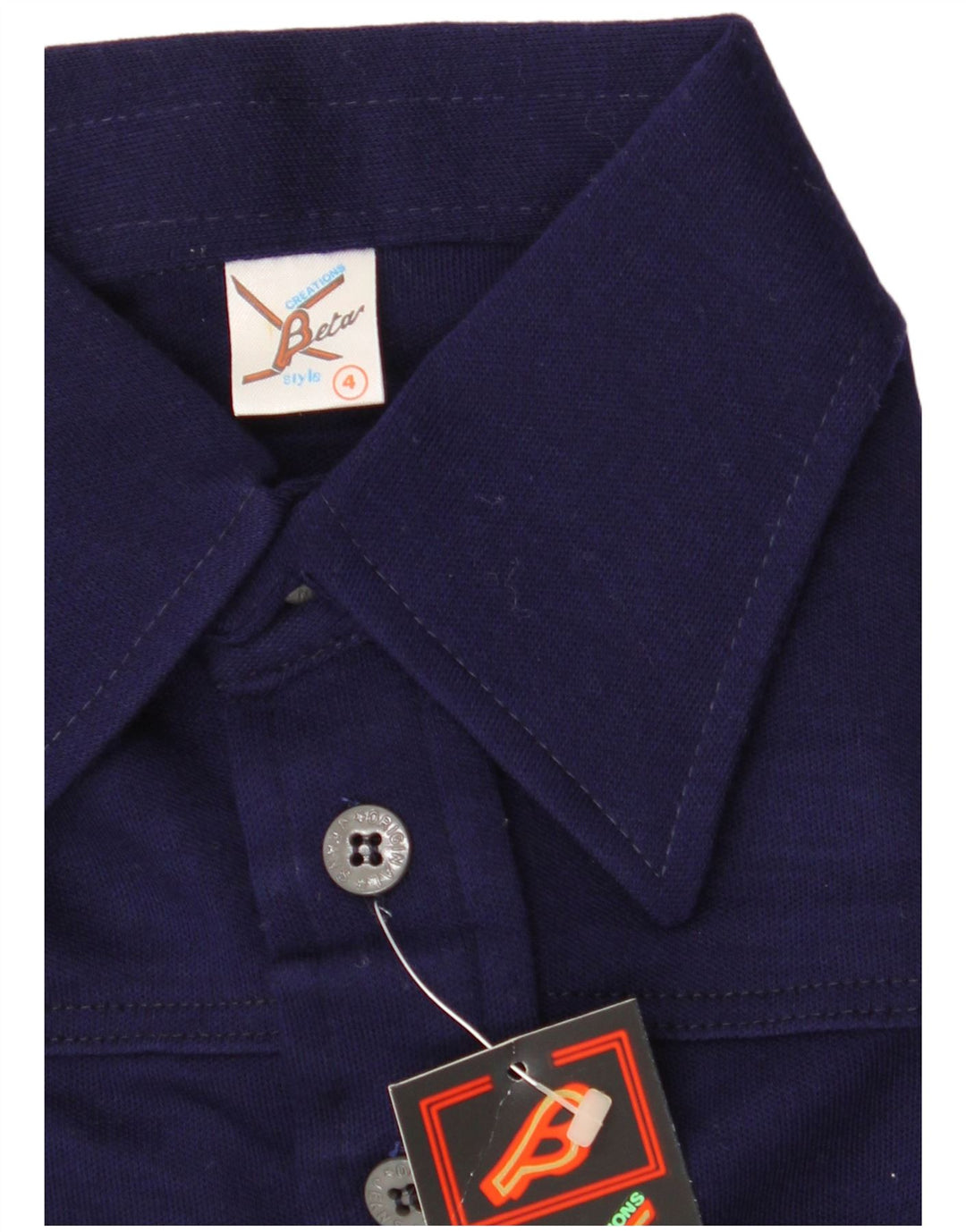 BETA - Jersey para mujer, talla 4, talla pequeña, color azul marino, acrílico