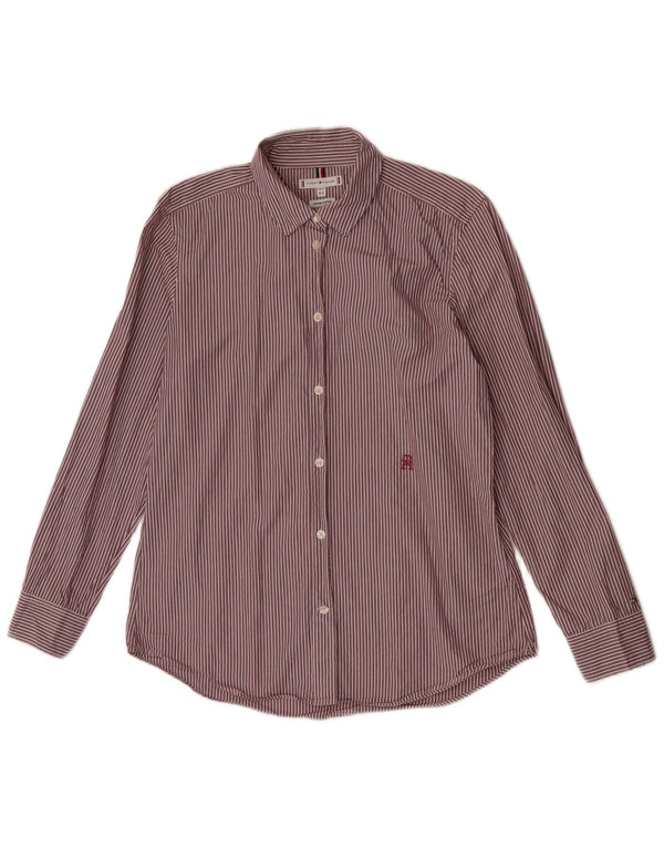 Camisa Tommy Hilfiger para mujer Reino Unido 44 Algodón a rayas rojas grandes