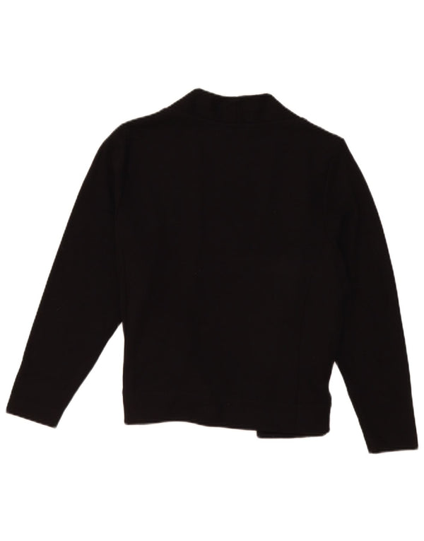 Marks & Spencer Suéter tipo cárdigan abierto pequeño para mujer UK 40 XL Viscosa negra