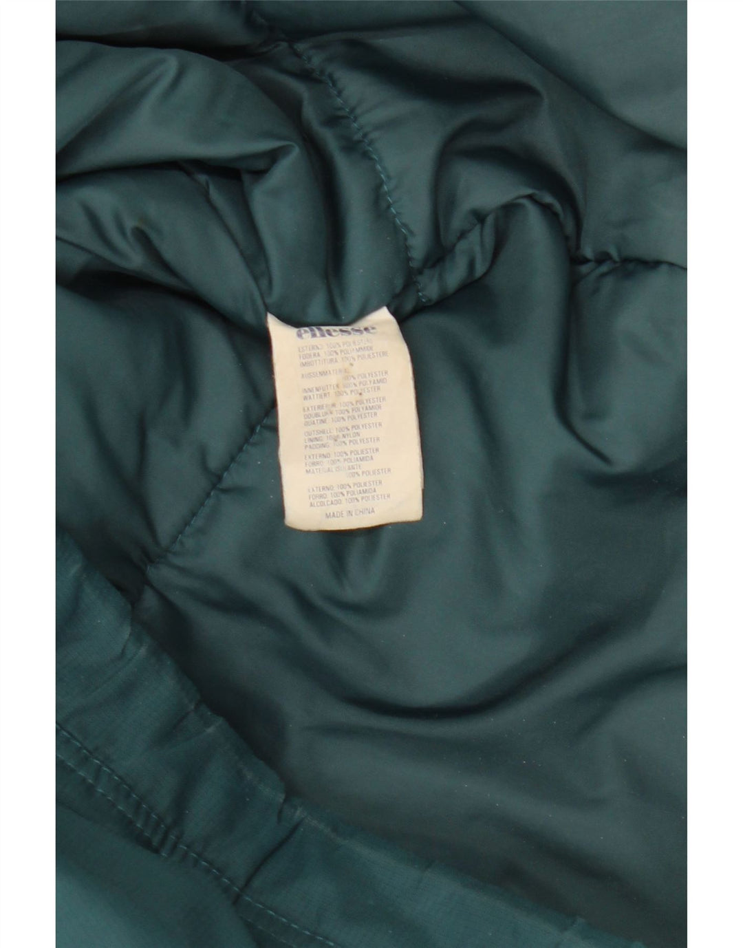 Chaqueta cortavientos con capucha para hombre Ellesse UK 38 Medium Green Colourblock