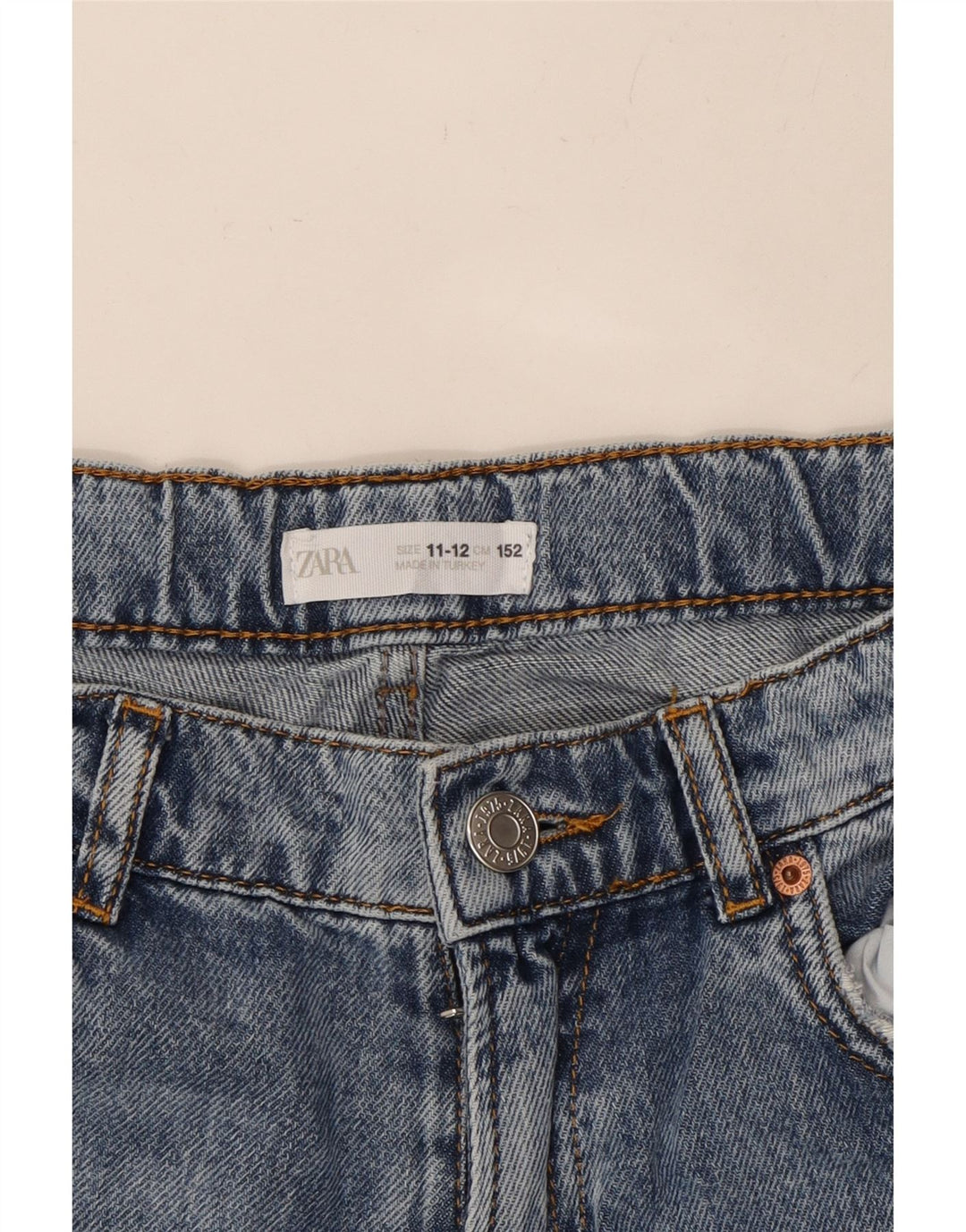 ZARA Boys Straight Jeans 11-12 Years W28 L28 Blue