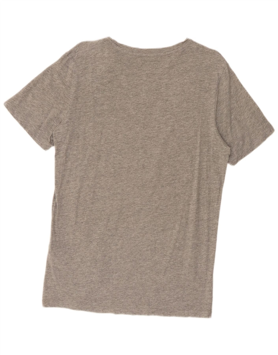 JACK & JONES Camiseta gráfica para hombre Top grande de algodón moteado gris