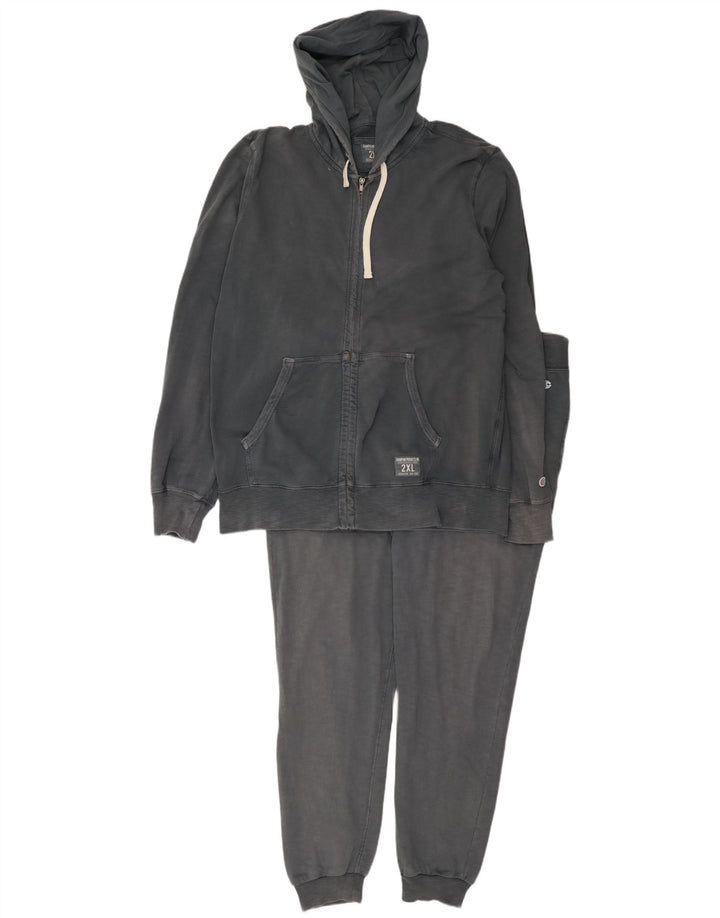 Champion Chándal completo con capucha para hombre 2XL Gris
