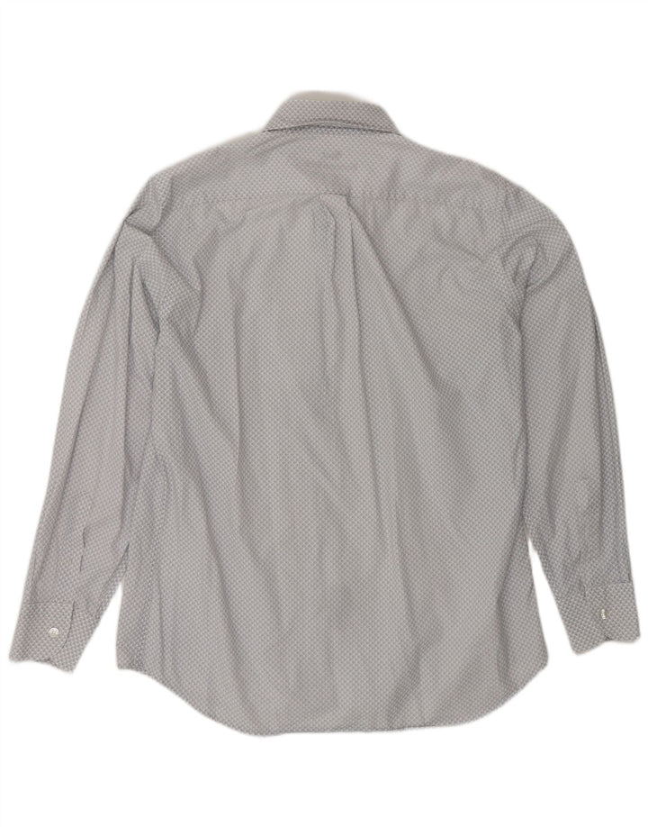 HARMONT & BLAINE Camisa de corte regular para hombre Algodón paisley blanco mediano