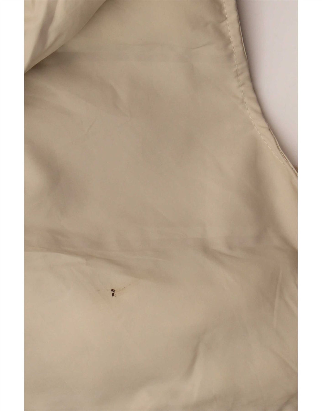 Zara Mujer Chaleco Largo Acolchado Con Capucha UK 44 Poliéster Beige Medio