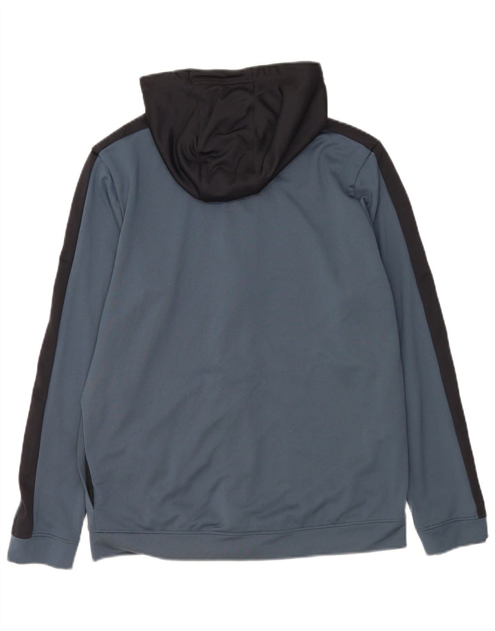 Under Armour Sudadera con capucha y cremallera para hombre Poliéster con bloques de color azul marino mediano