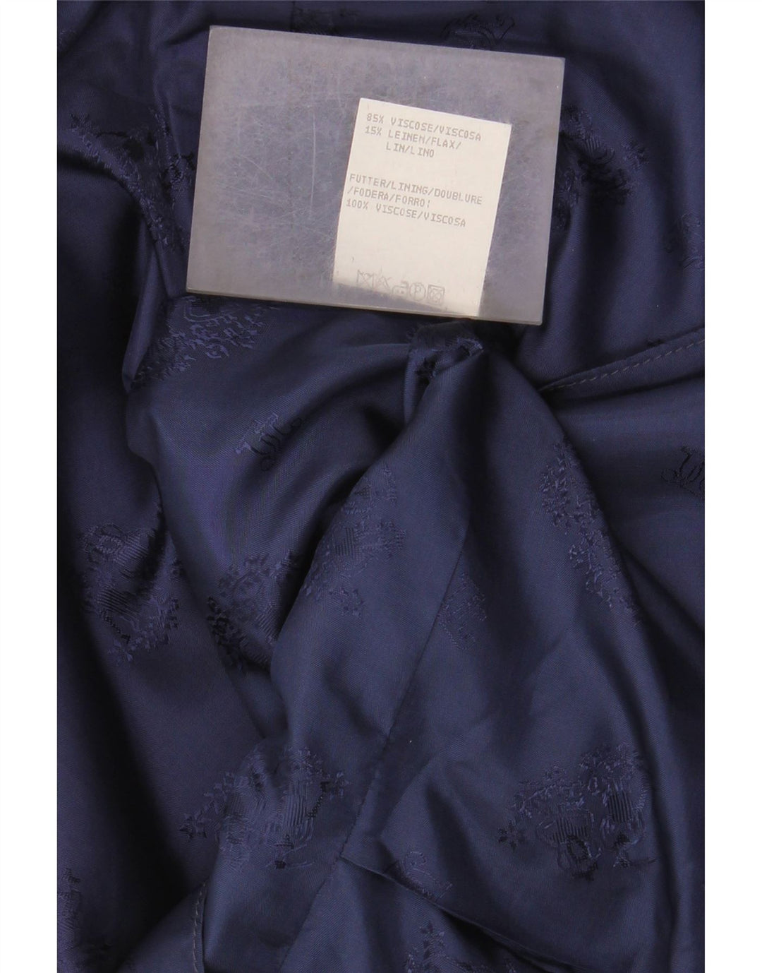 Julius Lang Chaleco de hombre IT 52 Large Viscosa patchwork multicolor