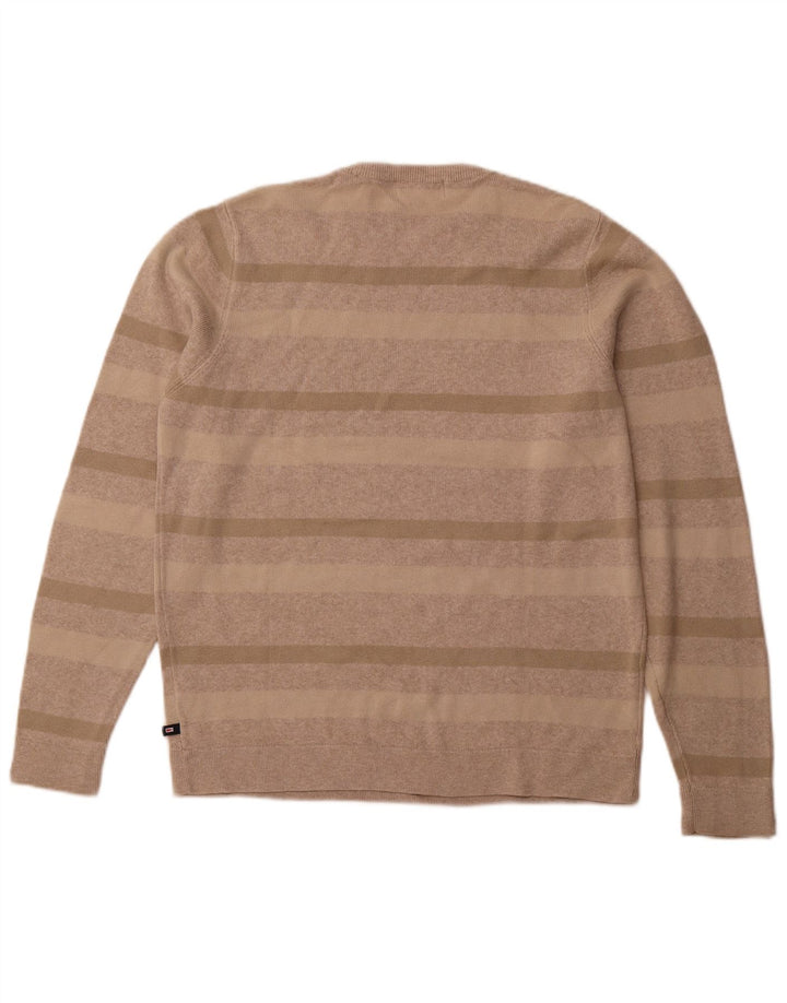 Marks & Spencer Jersey de Cuello Redondo para Hombre de algodón Beige Medio