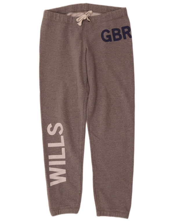 Jack Wills Pantalones de chándal para mujer Joggers UK 10 Small Grey Flecked