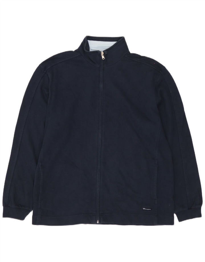 CHAMPION Chaqueta de chándal para hombre XL Algodón azul marino