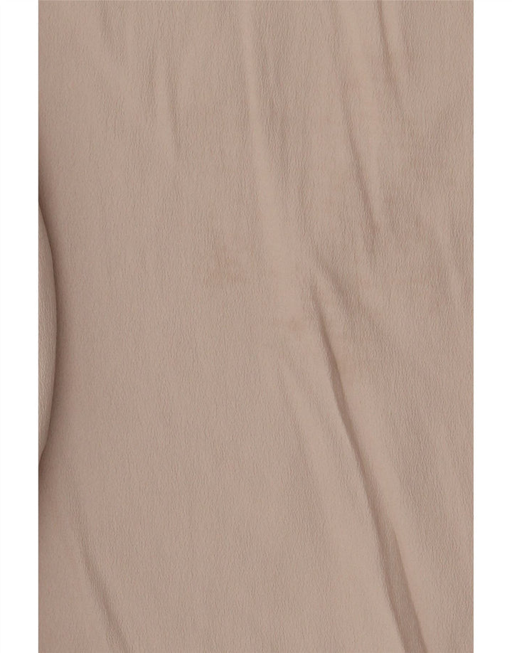 Marella Blusa sin mangas con capucha para mujer UK 42 Medium Beige