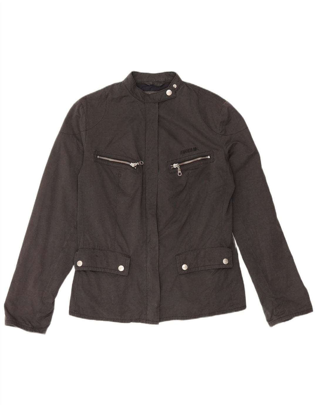 Brema Chaqueta Racer para Mujer UK 8 Small Poliéster Negro