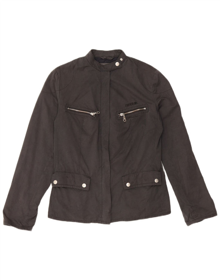 Brema Chaqueta Racer para Mujer UK 8 Small Poliéster Negro