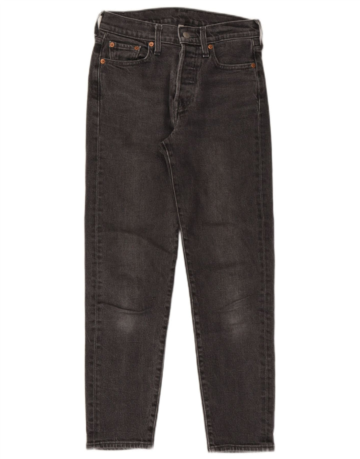 Levi's Vaqueros Tapered Para Mujer W26 L26 Algodón Negro