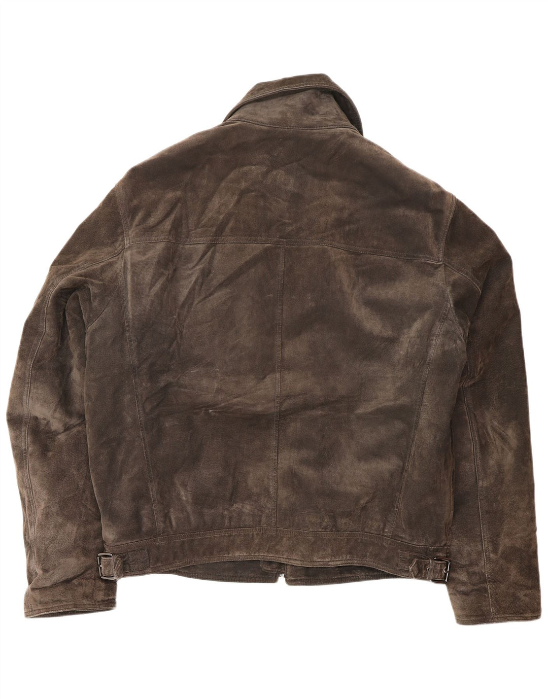 Bata and More Chaqueta de ante para hombre IT 54 2XL Cuero marrón