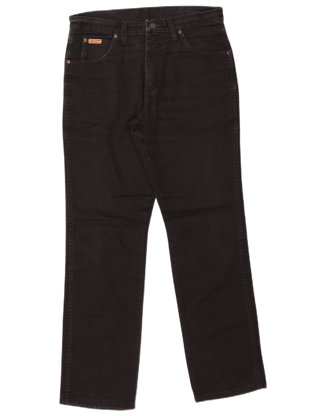 Wrangler Vaqueros rectos Texas para hombre W33 L32 Algodón negro