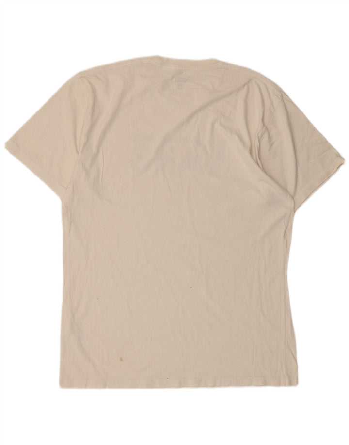 Vans - Camiseta gráfica para hombre, talla grande, algodón blanco