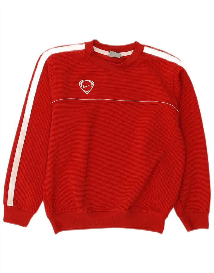 Nike Sudadera para niños Jumper 9-10 años Small Rojo Poliéster