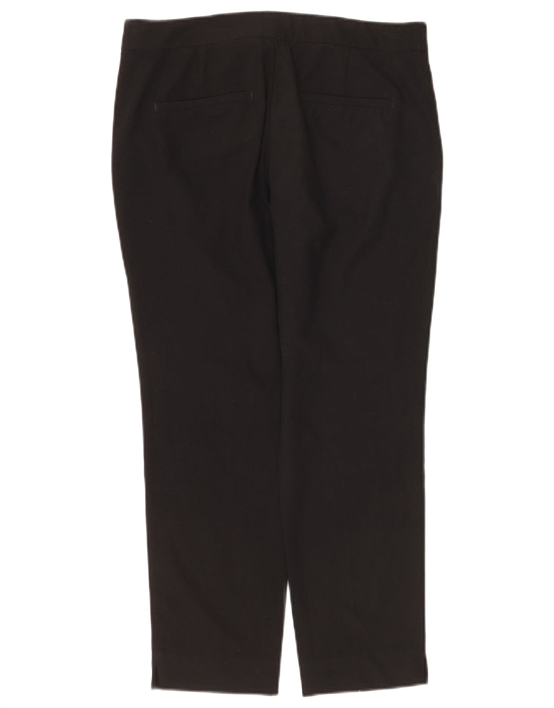 Zara Pantalón chino ajustado para mujer EU 38 Small W28 L26 Poliéster negro