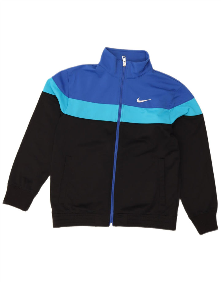 Nike - Chaqueta de chándal para niño (12-13 años), color negro, talla grande