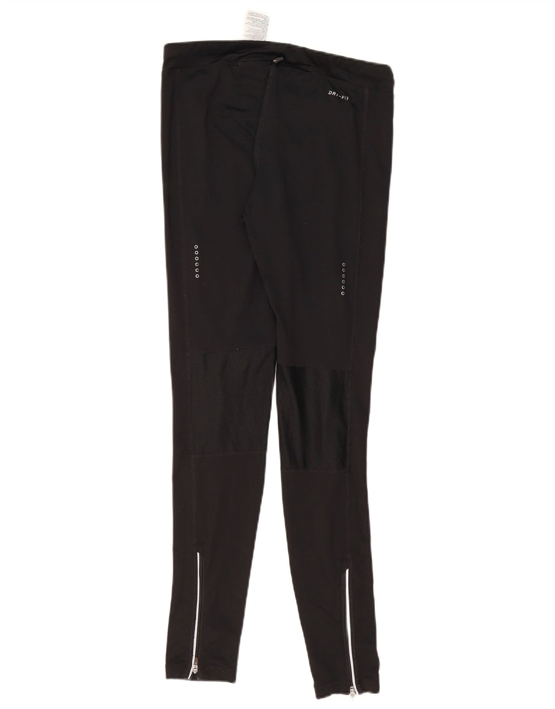 NIKE Leggings Dri Fit para mujer UK 40 Mediano Negro Poliéster