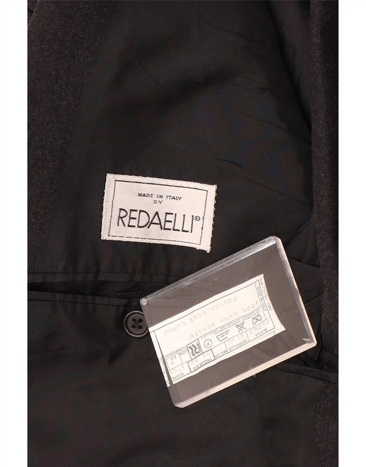 Redaelli Chaqueta tipo blazer con doble botonadura para hombre IT 56 3XL Lana gris