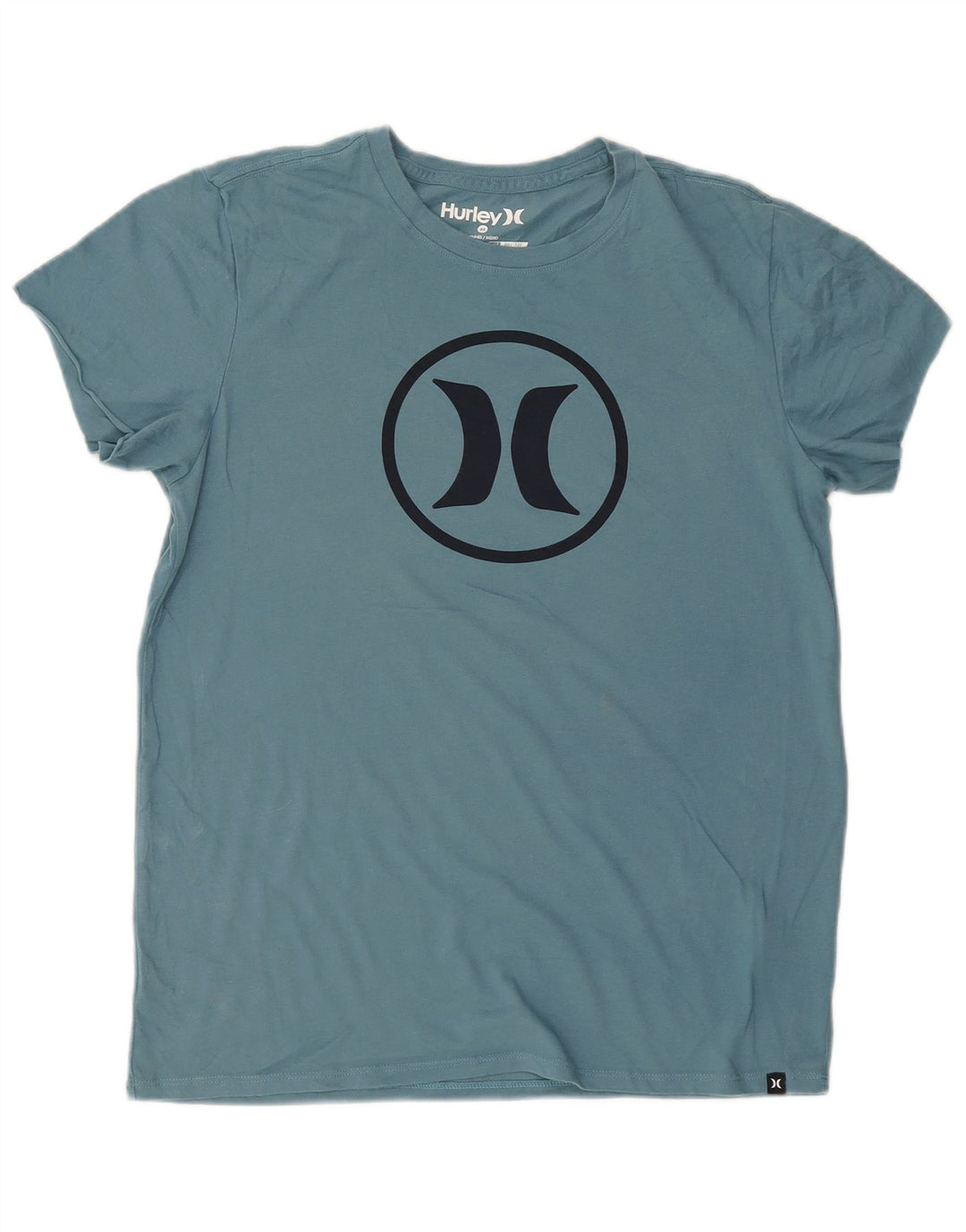 Hurley Hombre Dri Fit Graphic Camiseta Top Algodón Azul Medio