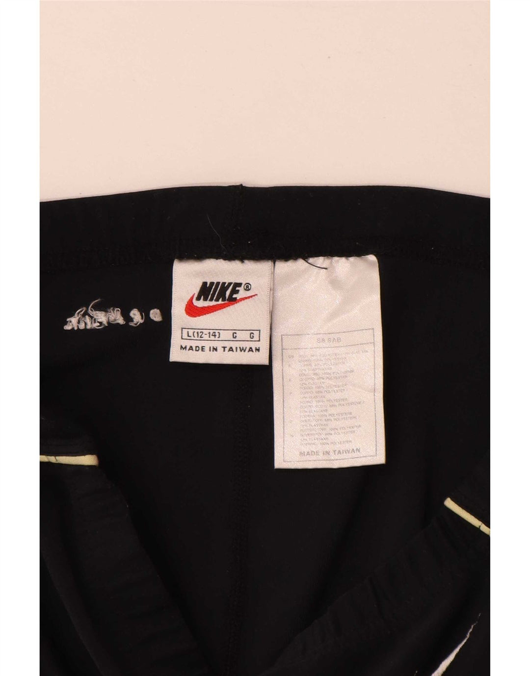 Nike Leggings para mujer US 12/14 Grande Negro Poliéster