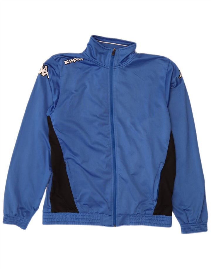 Kappa Hombre Chaqueta De Chándal Con Gráfico Grande Azul Colorblock