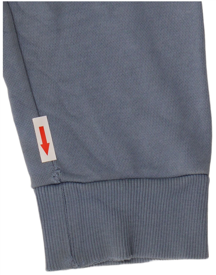 Zara Hombre Sudadera Jumper XL Azul Algodón