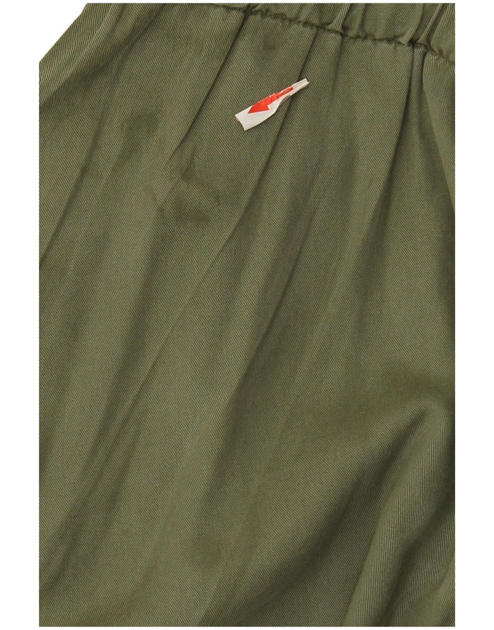 Zara Mujer Vestido Acampanado UK 42 Medium Caqui