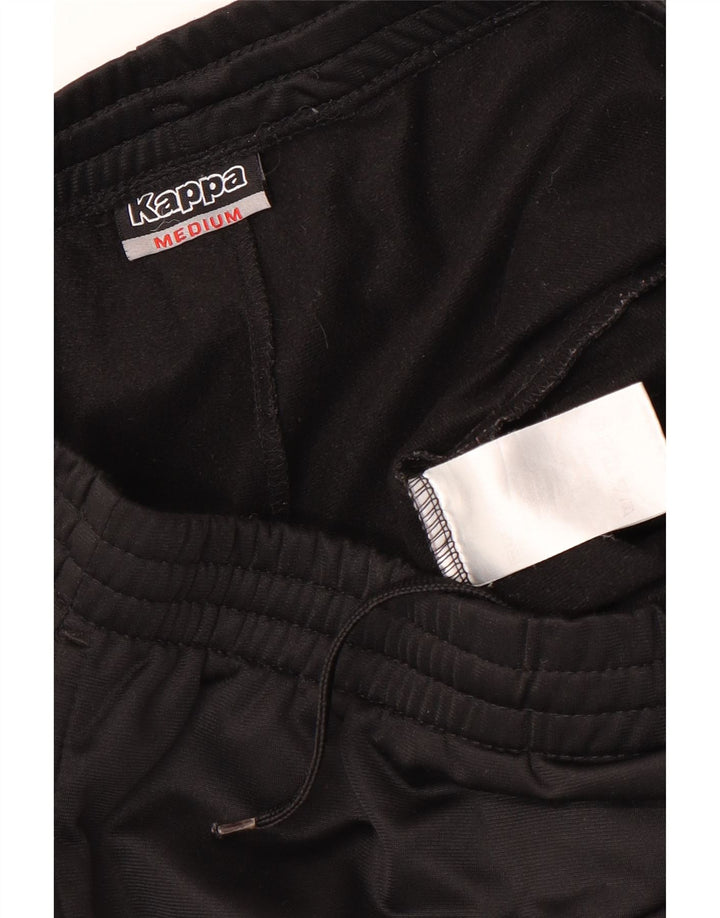 Kappa Hombre Pantalones De Chándal Joggers Medium Negro Poliéster