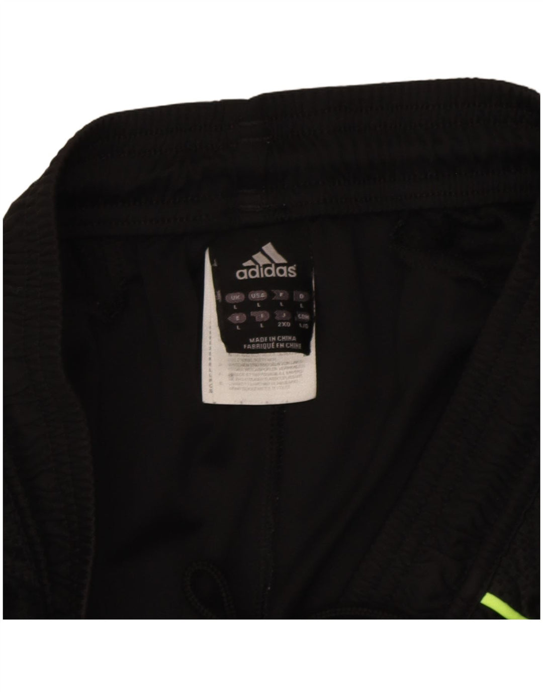 Adidas Mens Climacool Sport Shorts Grande Negro Colorblock Poliéster