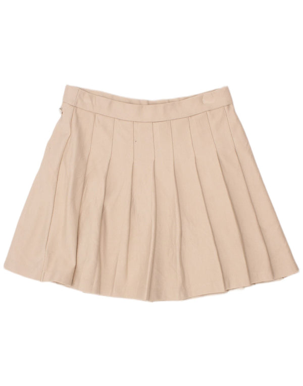 Zara Falda Plisada Cuchillo Niña 11-12 Años W24 Viscosa Beige
