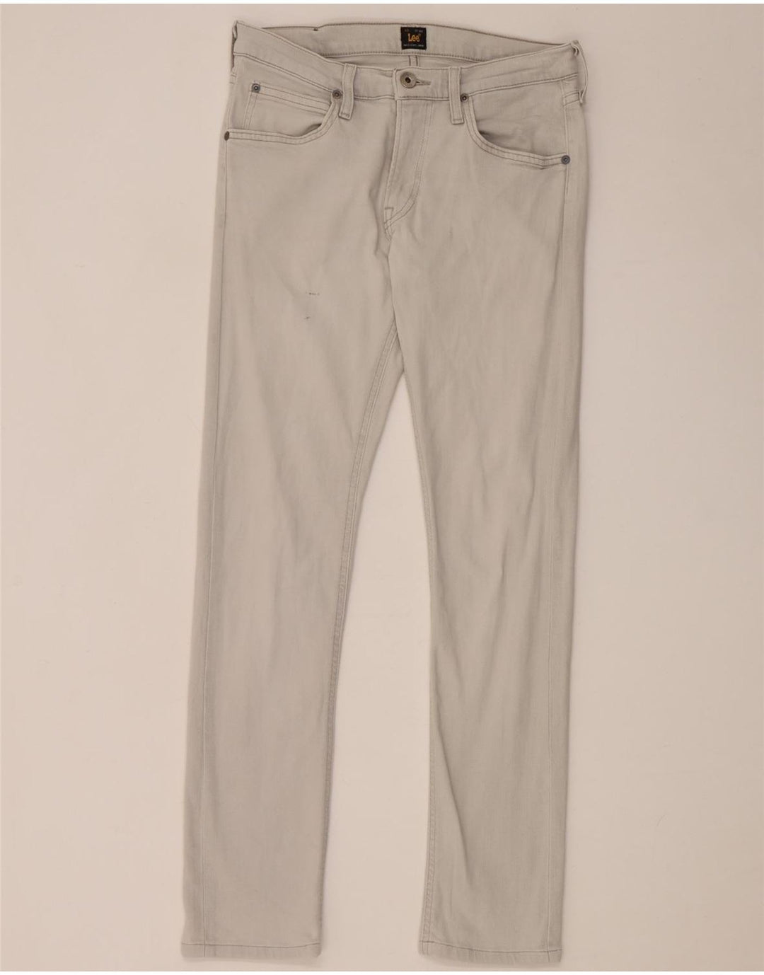 Vaqueros Lee Luke Slim para Mujer W29 L30 Algodón Gris